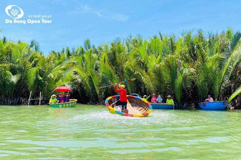 Hoi An: Coconut Jungle, Basket Boat, City and Lantern Tour - Hoi An Market, Phuc Kien Assembly Hall, and Old Merchant Houses