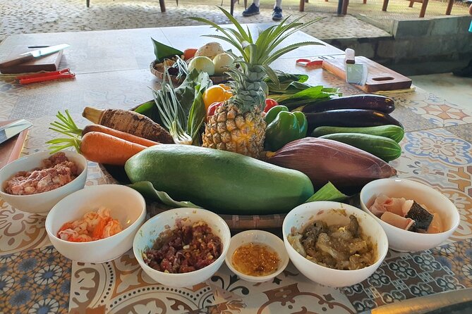 Hoi An Cooking Class With Market Tour and Bamboo Basket Boat Ride - What You’ll Eat: Lunch, Seasonal Fruit Desserts, and Big Satisfaction