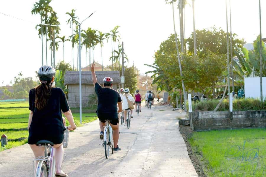 Hoi An Countryside Bike Tour- Tra Que Village & Basket Boat - Tra Que Vegetable Village: herbs, tea, and hands-on village life