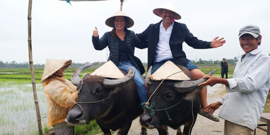 Hoi An: Countryside by Cycling, Buffalo Riding & Do Farming - Rice field work: what ploughing and planting really means