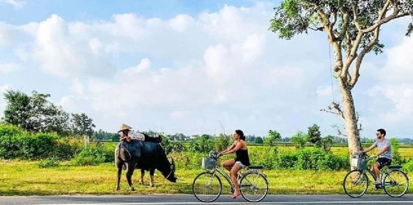 Hoi An: Countryside by Cycling &Traditional Basket Boat Ride - Cam Thanh fishing village: the bamboo basket boat moment