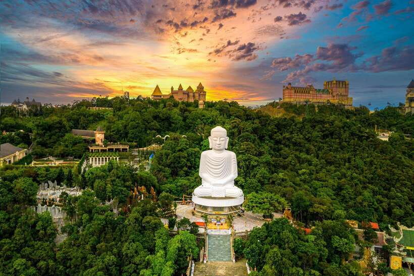 Hoi An/Da Nang: Golden Bridge and Ba Na Hill Tour - The Key Ba Na Hills Stops: Linh Ung Pagoda, French Village, and Flower Gardens