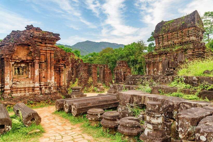 Hoi An/Da Nang: My Son Sanctuary - Golden Bridge by Car - Marble Mountains and Am Phu Cave: Buddha Carvings and Cave History