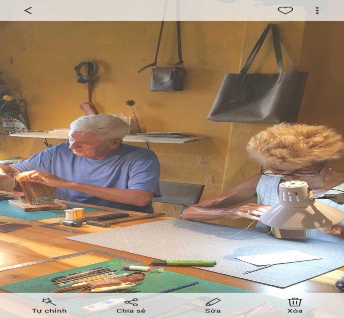 Hoi An: Handmade Leather Crafts Workshop (Starter Course) - The workshop flow: from choosing leather to taking it home