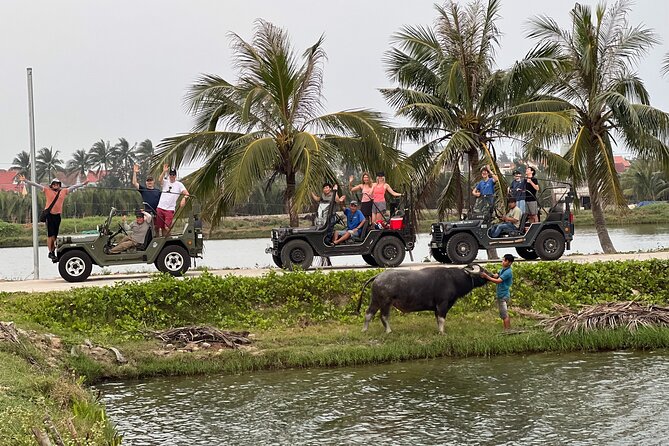 HOI AN Hidden Gems in Rural Villages & River Islands PRIVATE TOUR - The Thu Bon River start: Cam Kim Island rice paper + snacks
