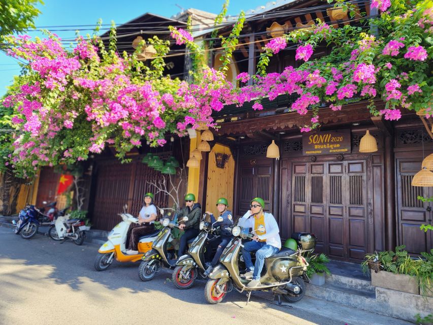 Hoi An Highlights and Hidden Gems Tour by Vespa - Bamboo basket boat in the water coconut forest