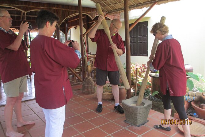Hoi An Home Hosted Meal in Rice Farmer Home - Rice Pancakes and Cooking With the Family