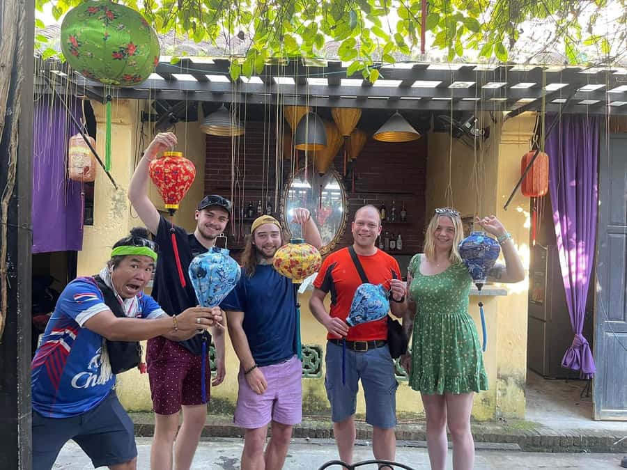Hoi An Lantern-making Workshop & Bamboo Basket Boat Tour - Cam Thanh Eco-Coconut Village: bamboo basket boats in the palm forest