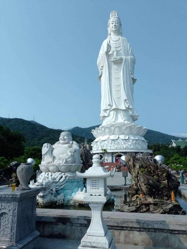 Hoi An: Marble Mountains, Monkey Mountain & My Son Day Tour - Marble Mountains climb: steps, caves, pagodas, and Am Phu Cave