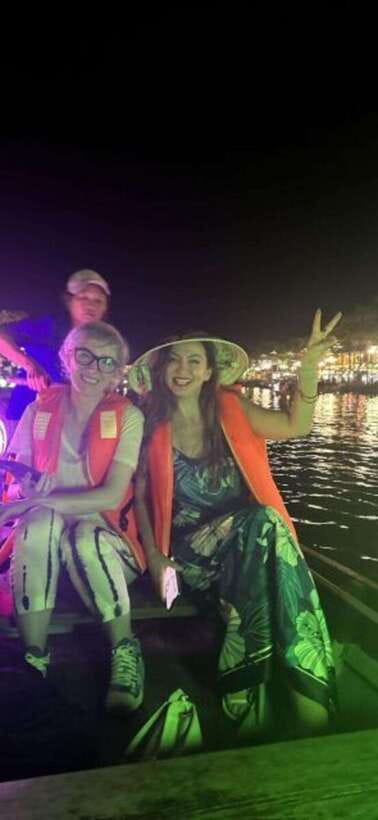 Hoi An: Private night boat Trip & release lantern on river - The private boat ride up the Hoai River (what you’re really getting)