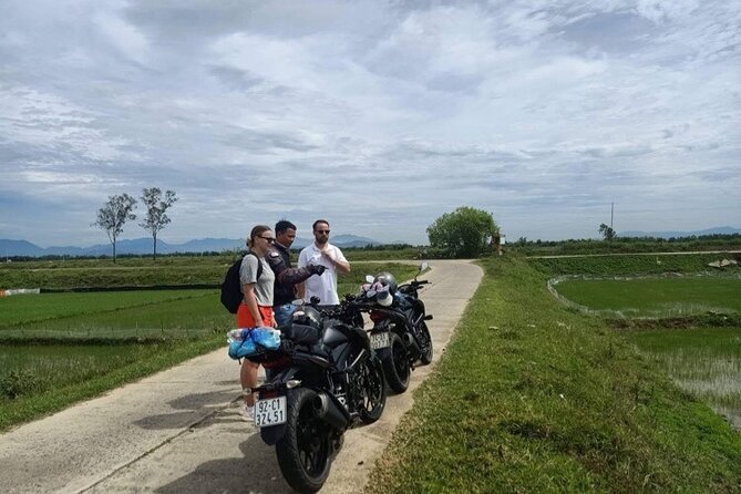 Hoi An to Hai Van pass loop with Motorbike Tour Mr Phu - Stop 2: Lang Co and Lap An Lagoon breaks for pictures and a good meal