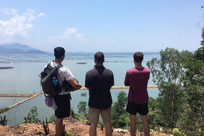 Hoi An to Hai Van pass loop with Motorbike Tour Mr Phu - Stop 4: Marble Mountains hike—pagodas, temples, caves, and viewpoints