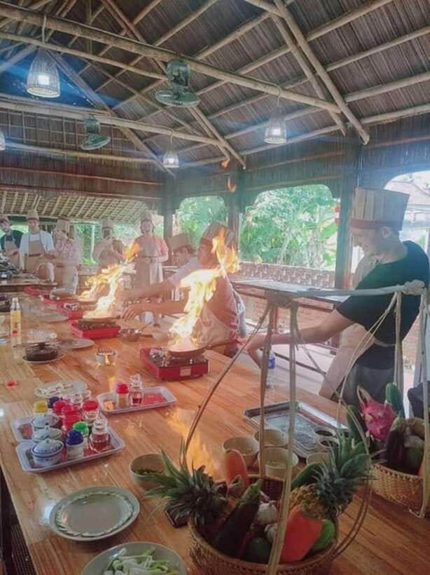 Hoi An : Vietnamese Cooking Class with Phở and Eco Tour - The meal part: eating together, tasting your work