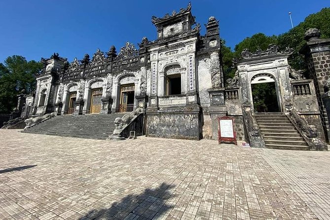 Hue City Tour via Hai Van Pass - Private Guided Tour - Khai Dinh Royal Tomb: Western-meets-Eastern with feng-shui planning