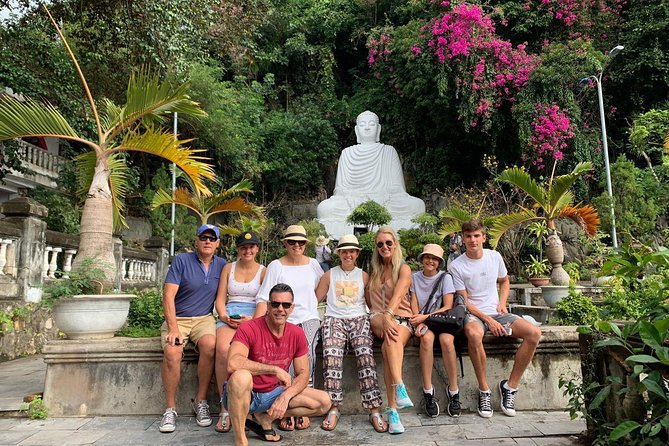 LOVELY PILGRIMS to MARBLE MOUNTAIN & DRAGON BRIDGE & LADY BUDDHA - Lady Buddha at Monkey Mountain + Linh Ung Pagoda
