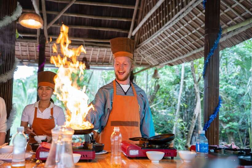 Mad Monkey Hoi An Cooking Class & Bamboo Boats - The Mad Monkey Vibe: Singlet, Jägerbomb, and an English Guide