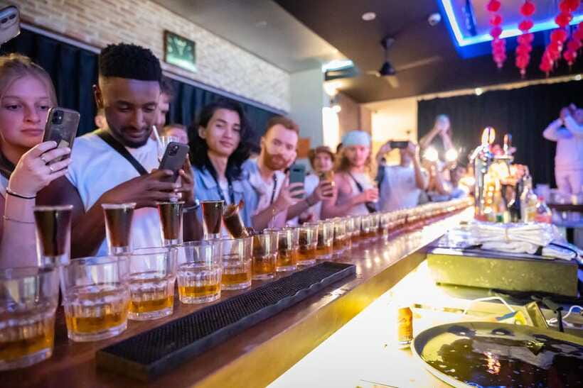 Mad Monkey Hoi An Pub Craw - Stop #2: Why Not Bar and the final free shot