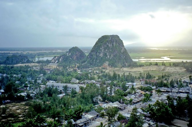 Marble Mountain and Linh Ung Pagoda Half Day from Hoi An/ Da Nang - Marble Mountain (Am Phu Cave): steps, cave time, and the optional lift
