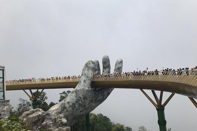 Marble Moutain - Golden Bridge - Ba Na Hill via Cable Car from Da Nang or Hoi an - Marble Mountains: pagodas, caves used in wartime, and the 5 elements look