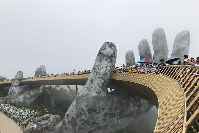 Marble Moutain - Golden Bridge - Ba Na Hill via Cable Car from Da Nang or Hoi an - Marble village and carving: watching skill at work