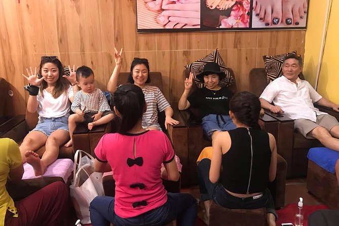 Morning food tour: 11 dishes, white rose making and foot massage - The Foot Massage Reset in the Middle of the Morning
