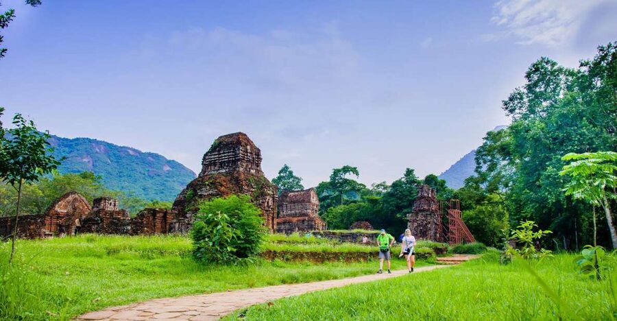 My Son HolyLand Sunset Trip & Cruise From Hoi An or Da nang - Why This Sunset My Son + Thu Bon River Combo Works