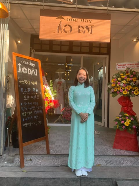 One Day Ao Dai Rental in Hoi An - Photo shoot moments: yellow walls, alleys, and bougainvillea shade