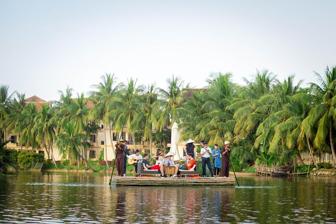 Romantic Dinning On The Bamboo Raft - The Thu Bon River ride: what you actually see