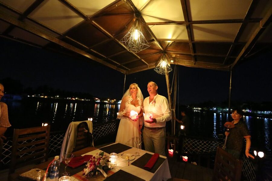 Romantic Sunset Dinner Cruise in Hoi An - The route: cruising the Thu Bon and Hoai Rivers as the city lights up