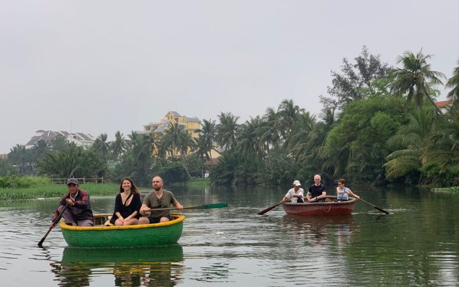 Tranquil Basket Boat Ride at Water Coconut Forest - How the 40-minute basket boat ride actually plays out