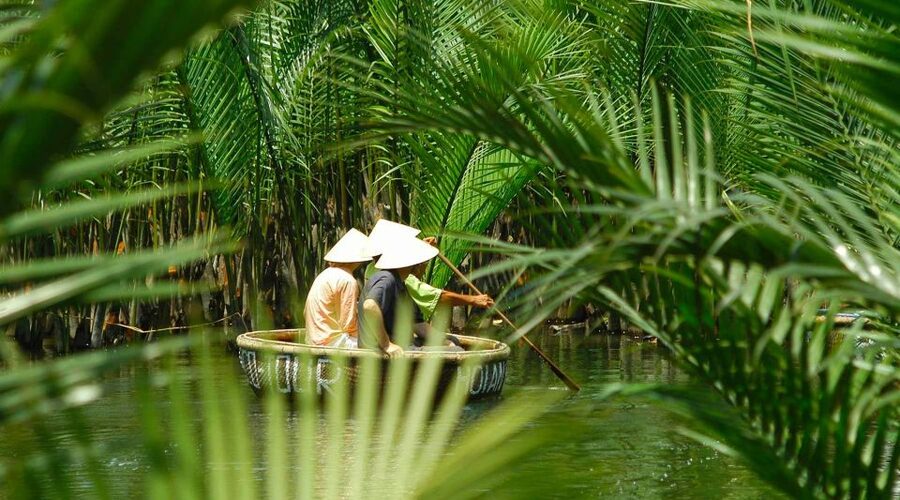 Tranquil Basket Boat Ride at Water Coconut Forest - Your guide crew: local farmers and fishermen