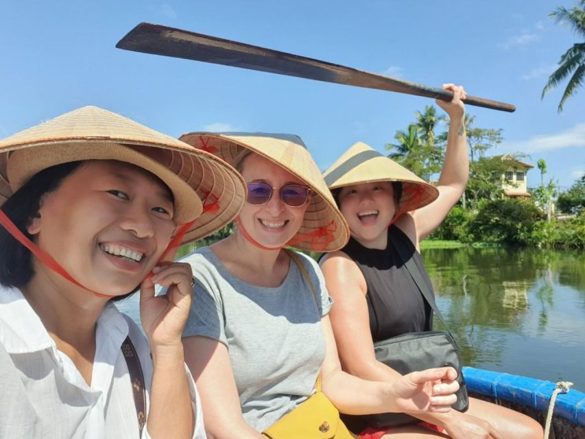 Tranquil Basket Boat Ride at Water Coconut Forest - The Thanh Dong Organic Farm meeting point and the password Momo